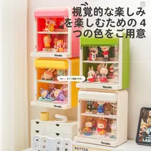 透明防塵ディスプレイラック【穴あけ不要・フィギュア収納用】