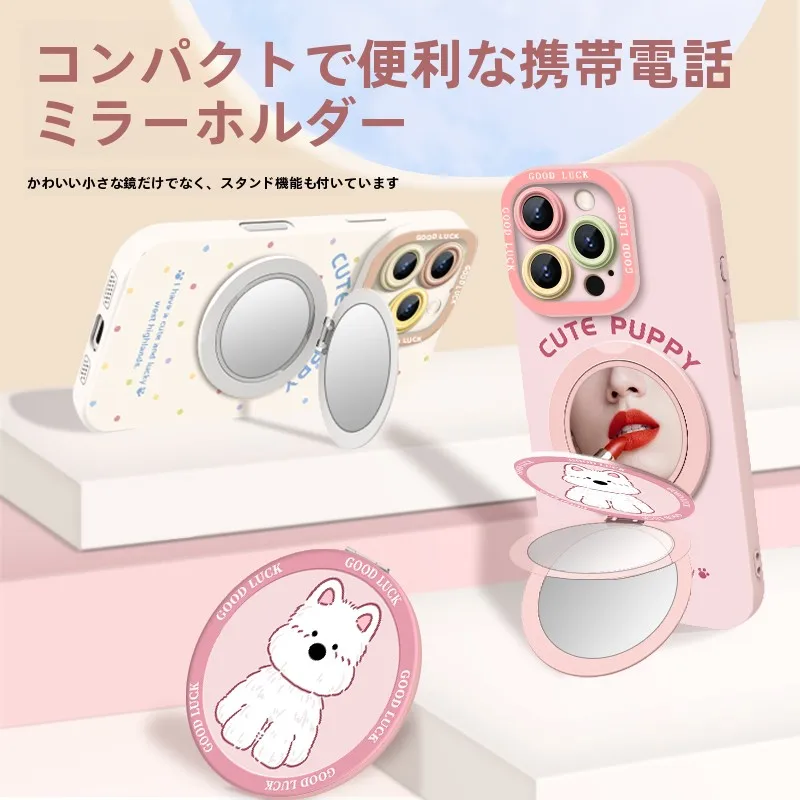 可愛いオレンジ色のスマホスタンド：貼り付け式で折りたたみ・回転可能な卓上ホルダーの使い方