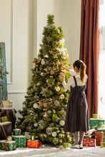クリスマスツリー 大型 フロアタイプ LEDライト付き 大ボリューム リアルなグリーン クリスマス インテリア