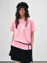 肩型を美しく見せる！ゆったりシルエットの短袖Tシャツ【多色展開・重ね着対応】