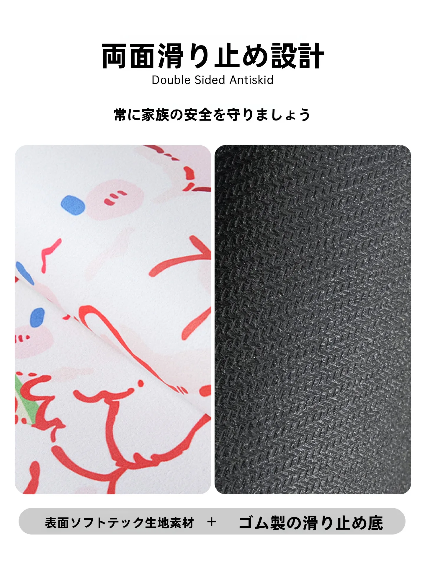 キッチンシンク周りに設置するかわいい猫デザイン吸水マットのサイズと使い方