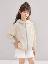 軽やかで快適！女児用防紫外線フード付きアウトドアウェア【夏用・薄手】