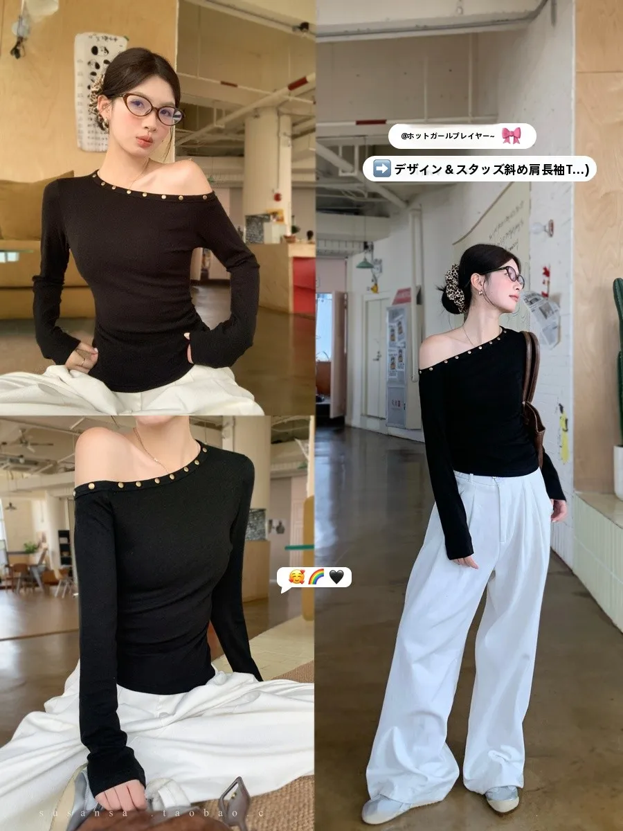 レディース ボーイッシュ トップスとワイドパンツのセットアップ：春のカジュアルスタイルを実現