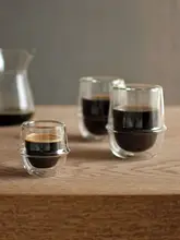 二重構造ガラスカップ【ジュース・冷たい飲み物・耐熱・コーヒー用】