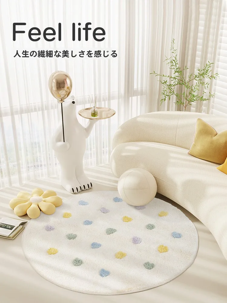 子供部屋用円形ラグの選び方：厚手・フワフワで空間を彩るデザインの実態