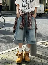 アメリカンスタイルの七分丈パンツ【ゆったりとしたワークパンツ・クラシックデザイン・多ポケット・カジュアル】