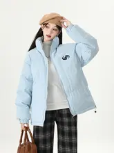 トレンドアメリカンプリントコットンジャケット【冬用・防風・保温性・カップル向け】