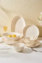 洗練されたデザインのご飯茶碗【高級感・釉下彩・クリーム色】