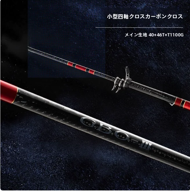 高炭素製磯釣り竿【全チタン合金ガイド・耐久性抜群・長さに適したデザイン】