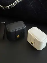 PU製ミニリング収納ボックス【旅行用・持ち運びに便利・おしゃれ】（セットアップ対応）