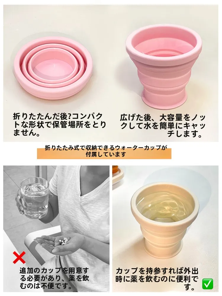 携帯用薬分配ボックス：折りたたみ式で高齢者向けの薬管理を実現