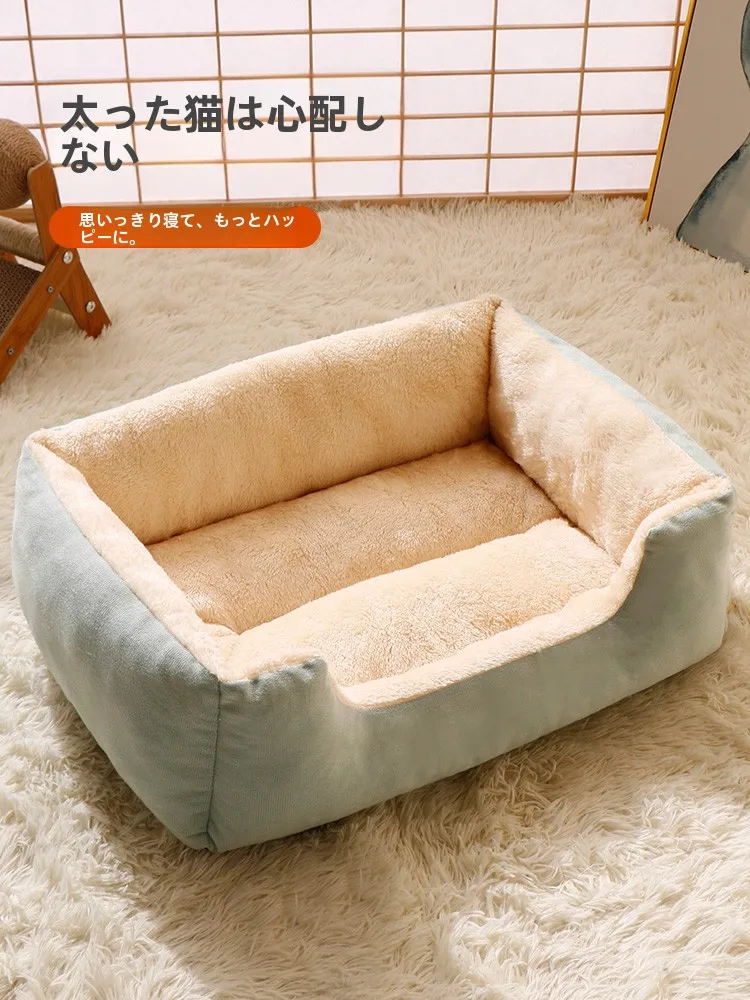 四季通用猫用ベッド、洗える、噛みつき防止の実用性と使用シーン
