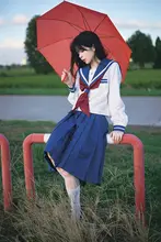 プレーンカラーのJK制服ミニスカート【百褶デザイン・秋冬用・大きいサイズ対応】（セットアップ対応）