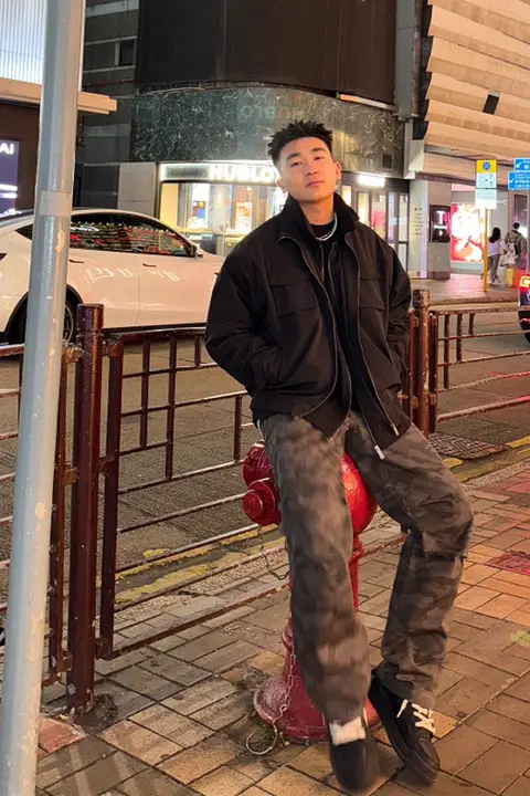 迷彩柄 カジュアルパンツ【純綿・春用・ストレートシルエット】