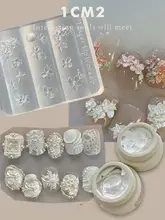 ネイルモールド 3D リリーフ フラワー 小花 立体 ネイルパーツ 手作り