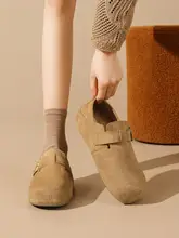 厚底ベルクロシューズ【レディース・春用・レトロ・全包タイプ】