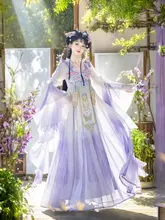女性用漢服【日常着用・春夏用・薄手・改良デザイン】（セットアップ対応）