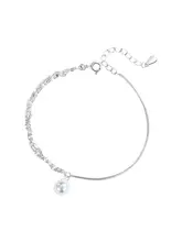 小麋人 925純銀製 ダブルレイヤーシェルビーズブレスレット【女性用・スタイリッシュ・上品・学生向け】
