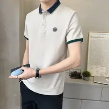 ポロシャツ メンズ 半袖【カラー切替・夏用・襟付き】