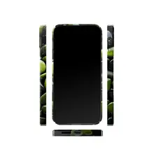 グリーン石風デザインのスマートフォンケース【全機種対応・持ちやすい・オールシーズン】