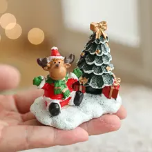 クリスマスツリー装飾用樹脂飾り【雪だるま・動物・雪の家・子供向けギフト】