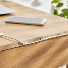穴あけ不要！電線整理器【壁面用・ケーブル収納・配線固定用】