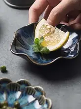 復古デザインの花びら型小皿【独創的なキッチンアイテム・ジュエリー収納用】