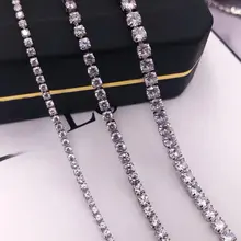 極上の輝き！DIY用チェーン【高級ジルコニア装飾用・ファッション・ウェディングジュエリー】