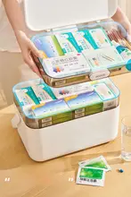 大容量 薬箱【家庭用・多層収納・便利な持ち運び】