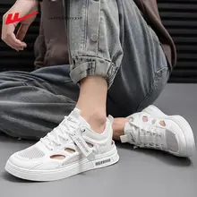 通気性のあるメンズアウトドアサンダル【大網目デザイン・軽量・快適】