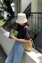 バケットハット レディース 韓流 上品 ホワイト 小顔効果 ルーズ 秋 冬 すっぴん隠し