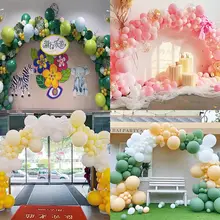 海洋テーマのバルーンアーチ【ブルー・学校・幼稚園・誕生日・開店祝い用装飾】