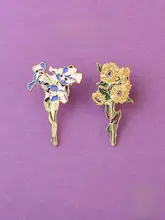 シンプルで清新なデザインの枫葉ブローチ【ピンバッジ・ファッションアクセサリー】