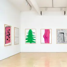 手描き風ポスター【北欧風・インテリアアート・グラフィティ】