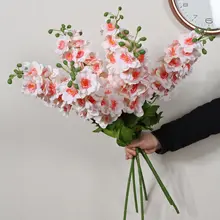 造花 デルフィニウム 大枝 ロングステム シルクフラワー インテリア フロアデコレーション フラワーアレンジメント 撮影背景 インスタ映え