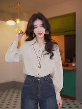 レトロヒョウ柄シャツ【春秋用・ゆったりフィット・デザイン性あり】