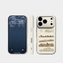 iPhoneケース 秋のノート柄 アメカジ ヴィンテージ 上品 インスタ映え アーティスティック 個性的