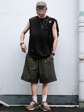 ノースリーブTシャツ メンズ グラデーションウォッシュ カットオフ ヴィンテージ ルーズ