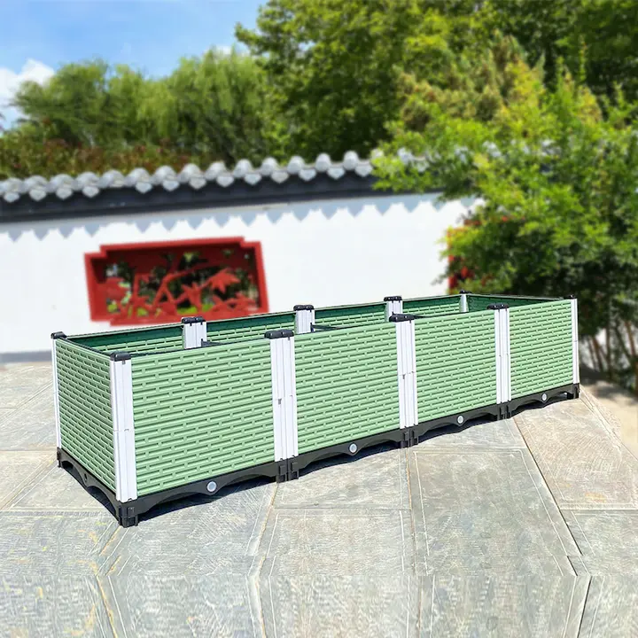 屋外用ステンレス製プランター【ベランダ・菜園用・アルミ合金デザイン】