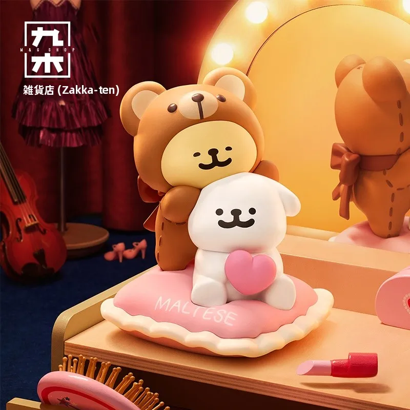 うさぎ オブジェ おすすめ：幸福を運ぶ線条小犬の盲盒フィギュアの実用性とデザイン解析
