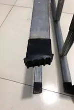 防音・滑り止め付き厚手ラバー製テーブル脚カバー【スクエア・耐摩耗】