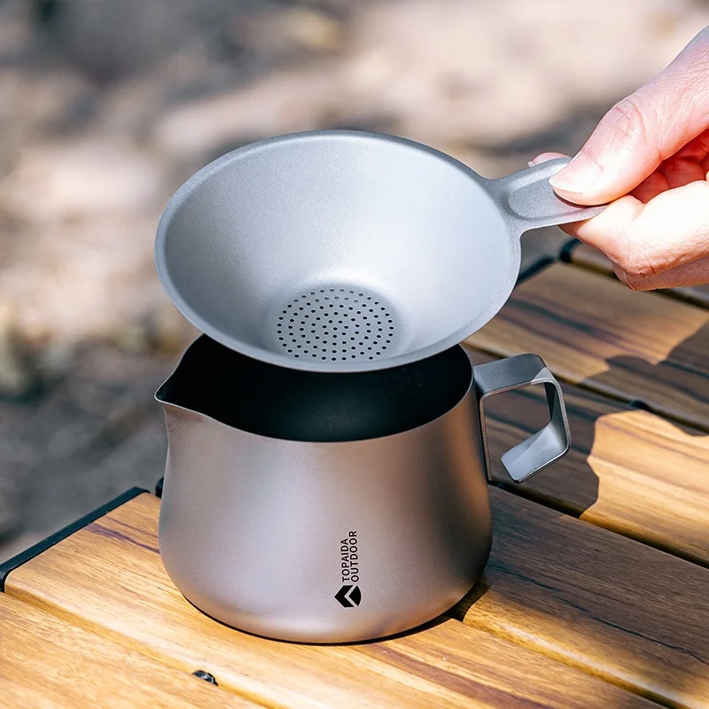 キャンプ用純チタン茶器：保温機能なしでも高品質な水の味を保つ方法