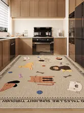 キッチン用滑り止め防油マット【大面積・ワイプ可能・防水】