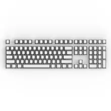 レザー風PBT製透光メカニカルキーボードキーキャップ【側面刻印・対応サイズ多様】