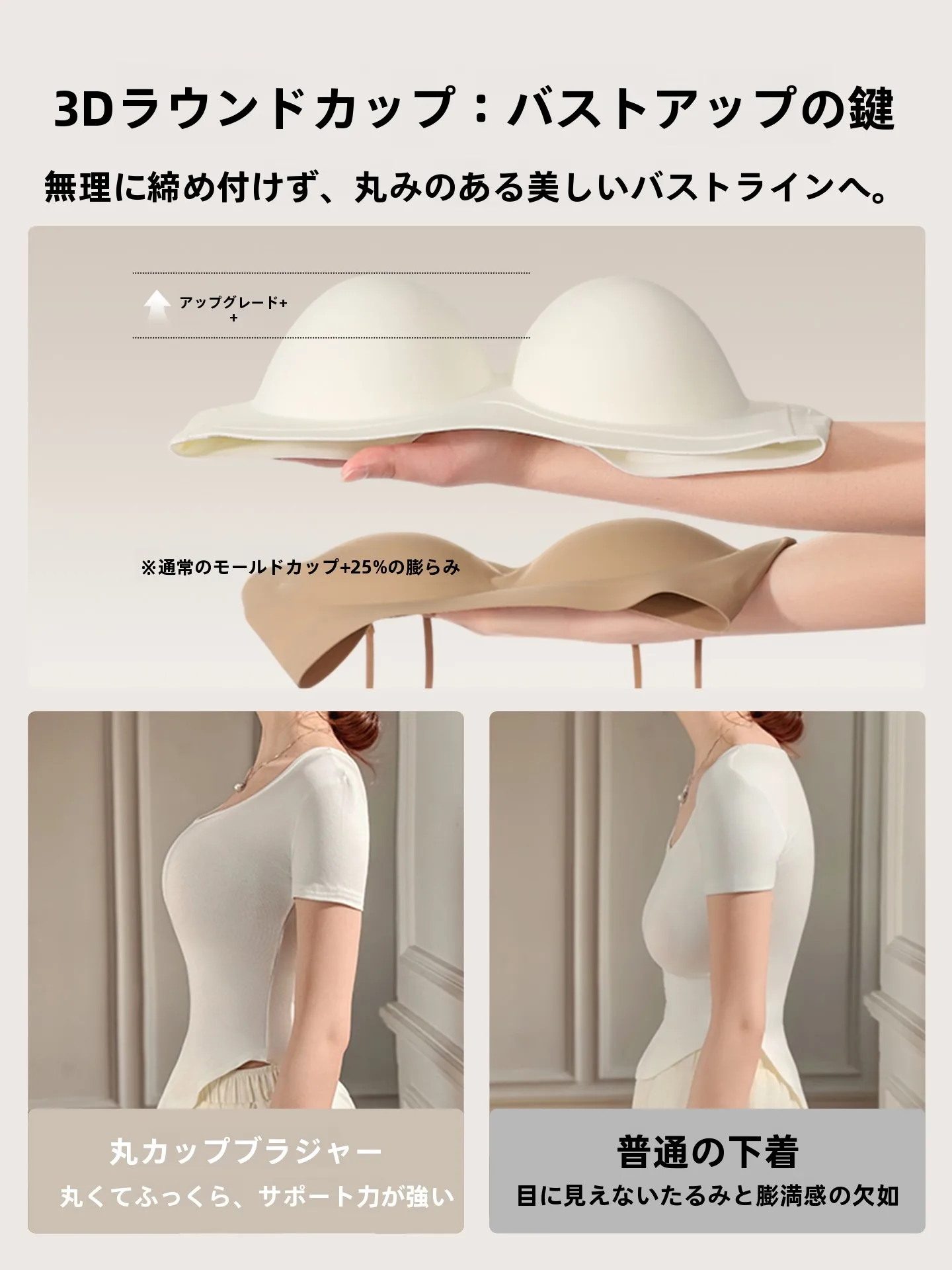 モールドカップブラジャーを選ぶべきタイミングは？