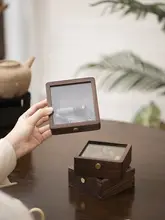 高級木製ハンドクラフト収納ボックス【大容量・天珠・香木展示用】