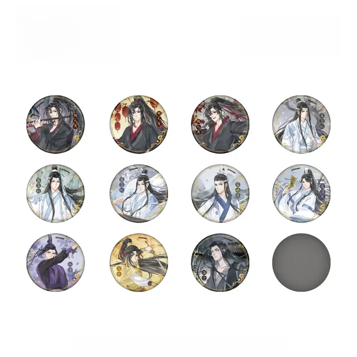 魔道祖師 アニメ関連 ばじー徽章ブラインドボックスシリーズ【ポラロイド透明カード・ブラインドボックス】