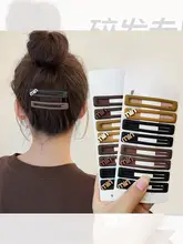高級感あるサイドヘアクリップ【前髪用・バンスクリップ・ショートヘア用】