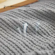 全棉製 ガーゼ毛布【ソファカバー・エアコン用・薄手・夏用・大人向け】