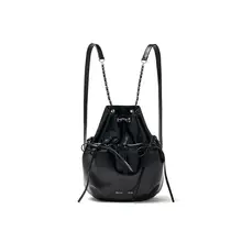 抽紐付きダブルショルダーバッグ【カジュアルデザイン・トートバッグ】